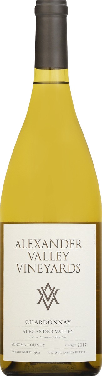 slide 1 of 8, Alexander Valley Vineyards Chardonnay 750 ml, 750 ml