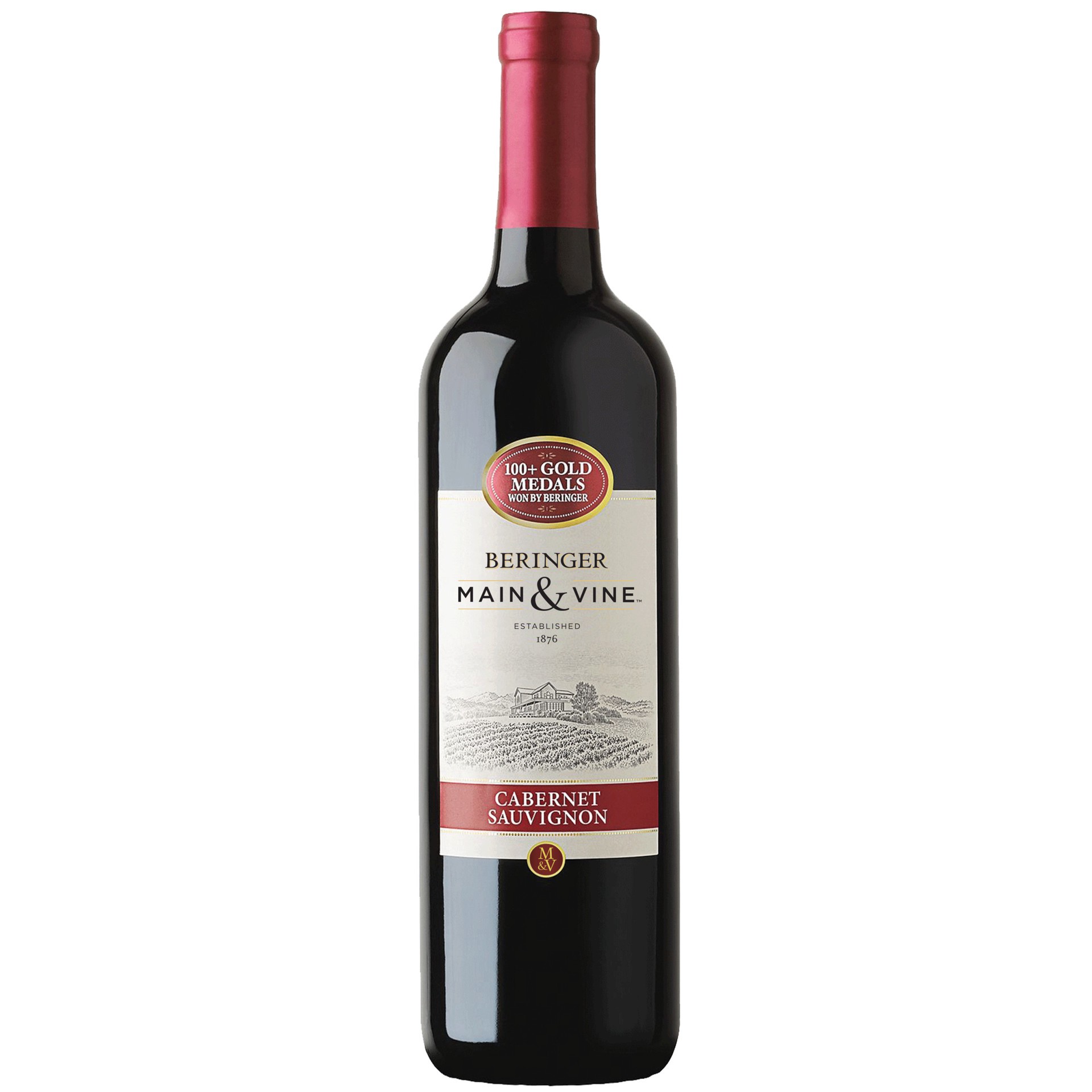 slide 1 of 2, Beringer Main & Vine™ Cabernet Sauvignon Red Wine - 750ml, American, 750 ml