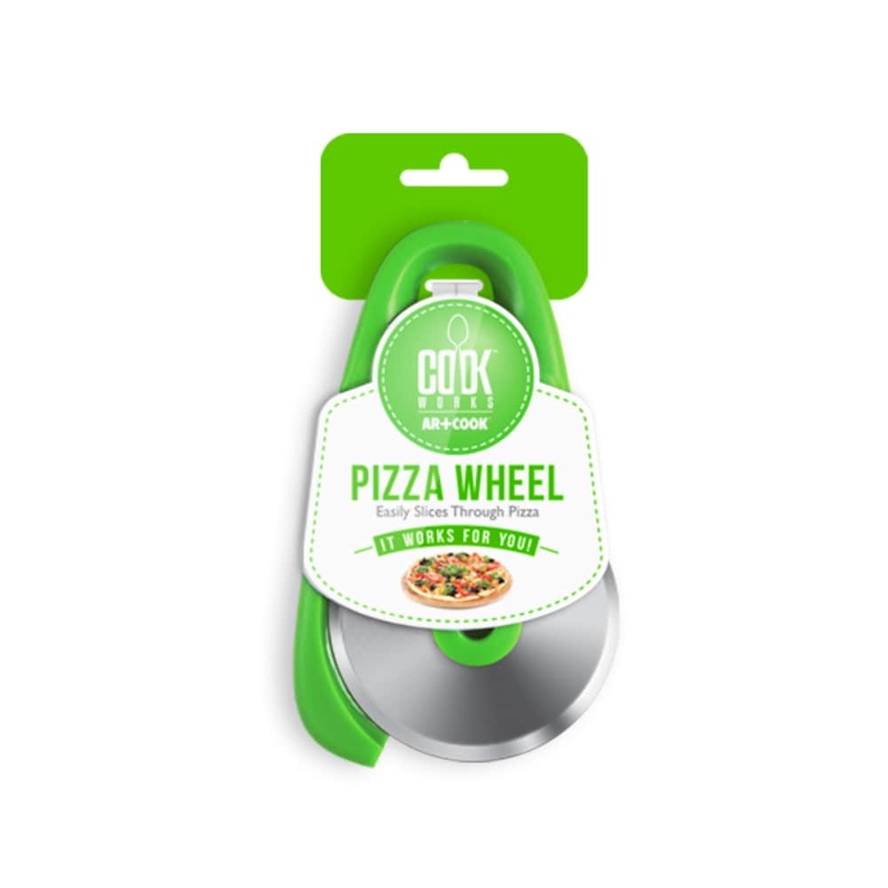 slide 1 of 1, Cook Works Mini Pizza Wheel - Green, 1 ct