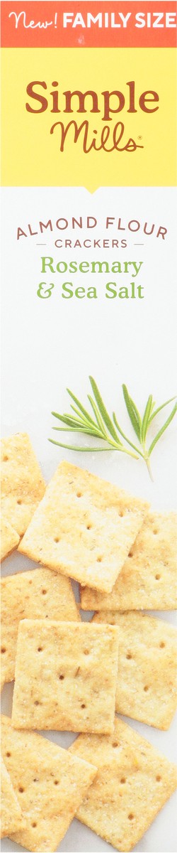slide 12 of 14, Simple Mills Almond Flour Rosemary & Sea Salt Crackers Family Size 7 oz, 1 ct