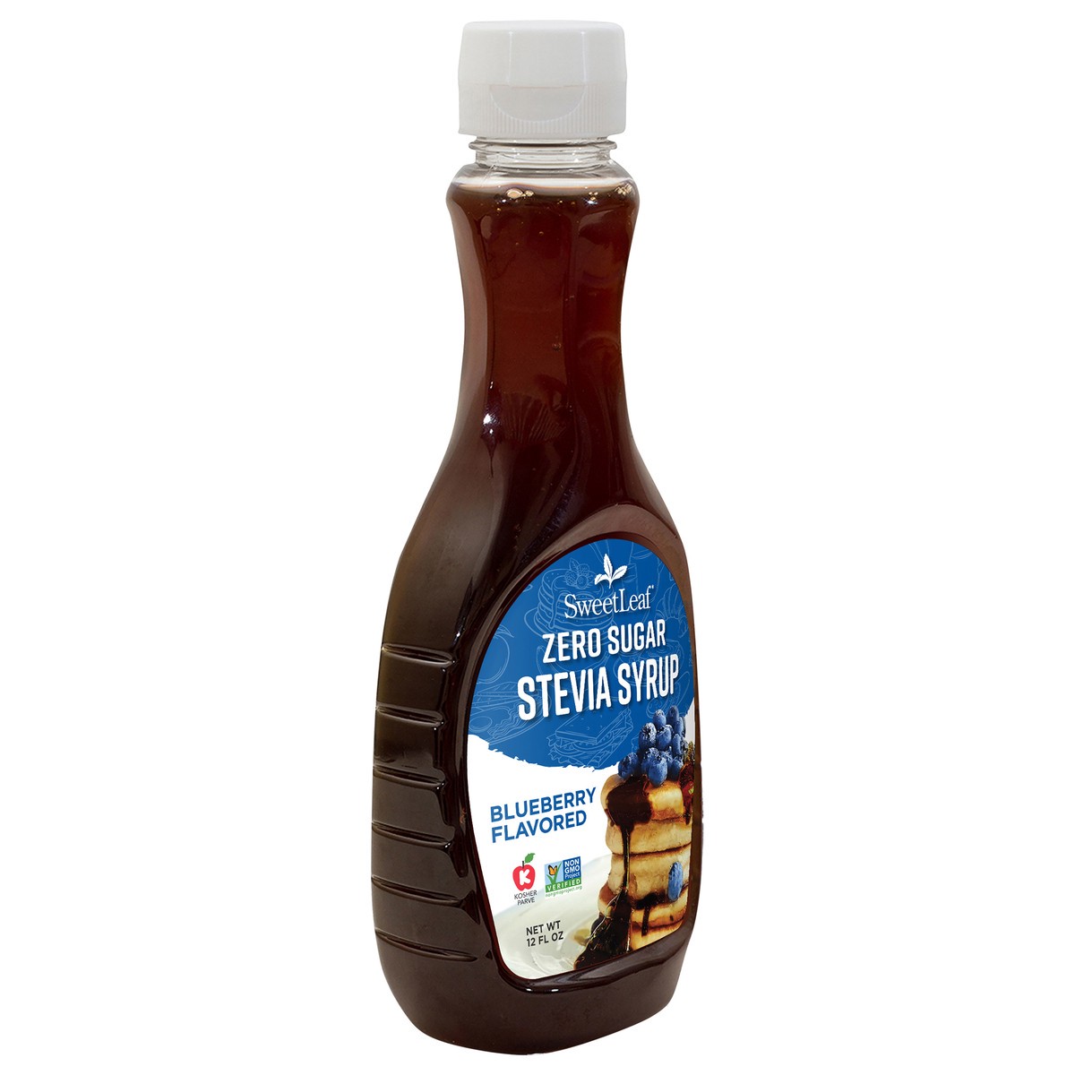 slide 2 of 5, SweetLeaf Stevia Syrup Blueberry, 12 oz