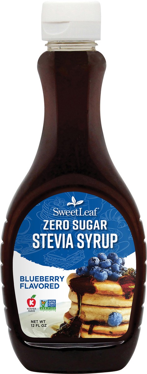 slide 1 of 5, SweetLeaf Stevia Syrup Blueberry, 12 oz