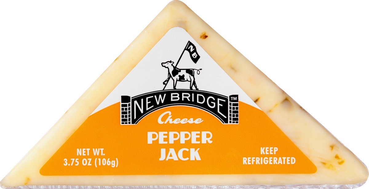 slide 6 of 9, New Bridge Pepperjack Cheese, 3.75 oz