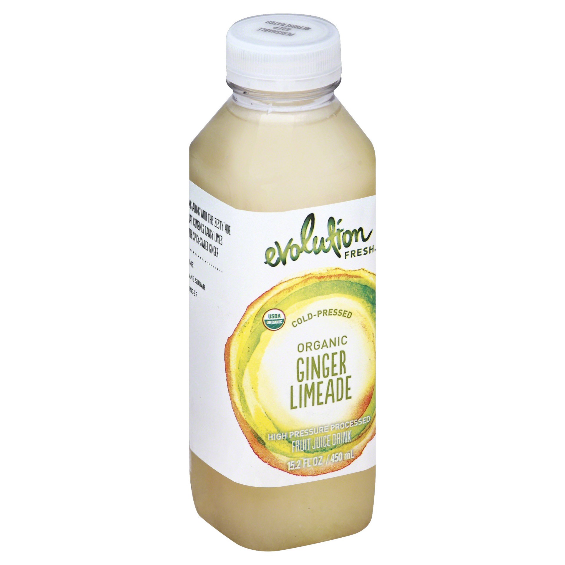 slide 1 of 10, Evolution Fresh Organic Ginger Limeade Fruit Juice Drink - 15.2 oz, 15.2 oz