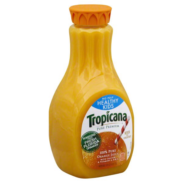 slide 1 of 6, Tropicana Carafe Orange Juice Healthy Kids, 59 oz