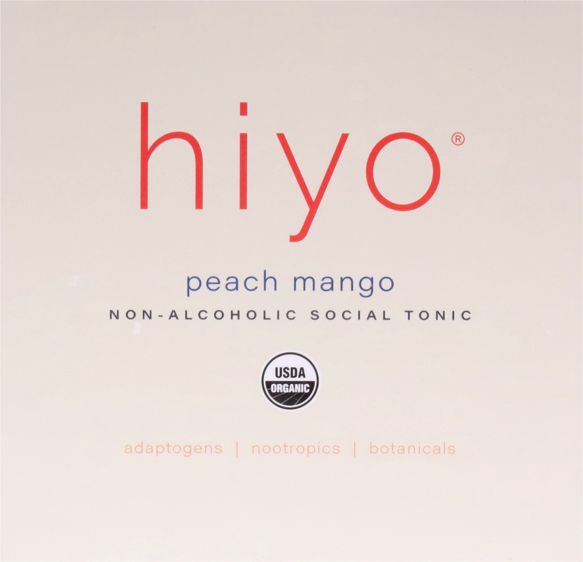 slide 7 of 13, Hiyo Peach Mango Organic Social Tonic 4pk, 4 ct