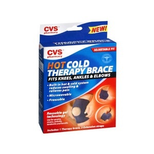 slide 1 of 1, CVS Pharmacy Hot Cold Therapy Brace Knee/Ankle/Elbow, 1 ct