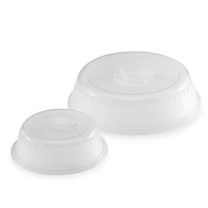 slide 1 of 1, SALT 2-Piece Microwave Food Cover Set, 1 ct