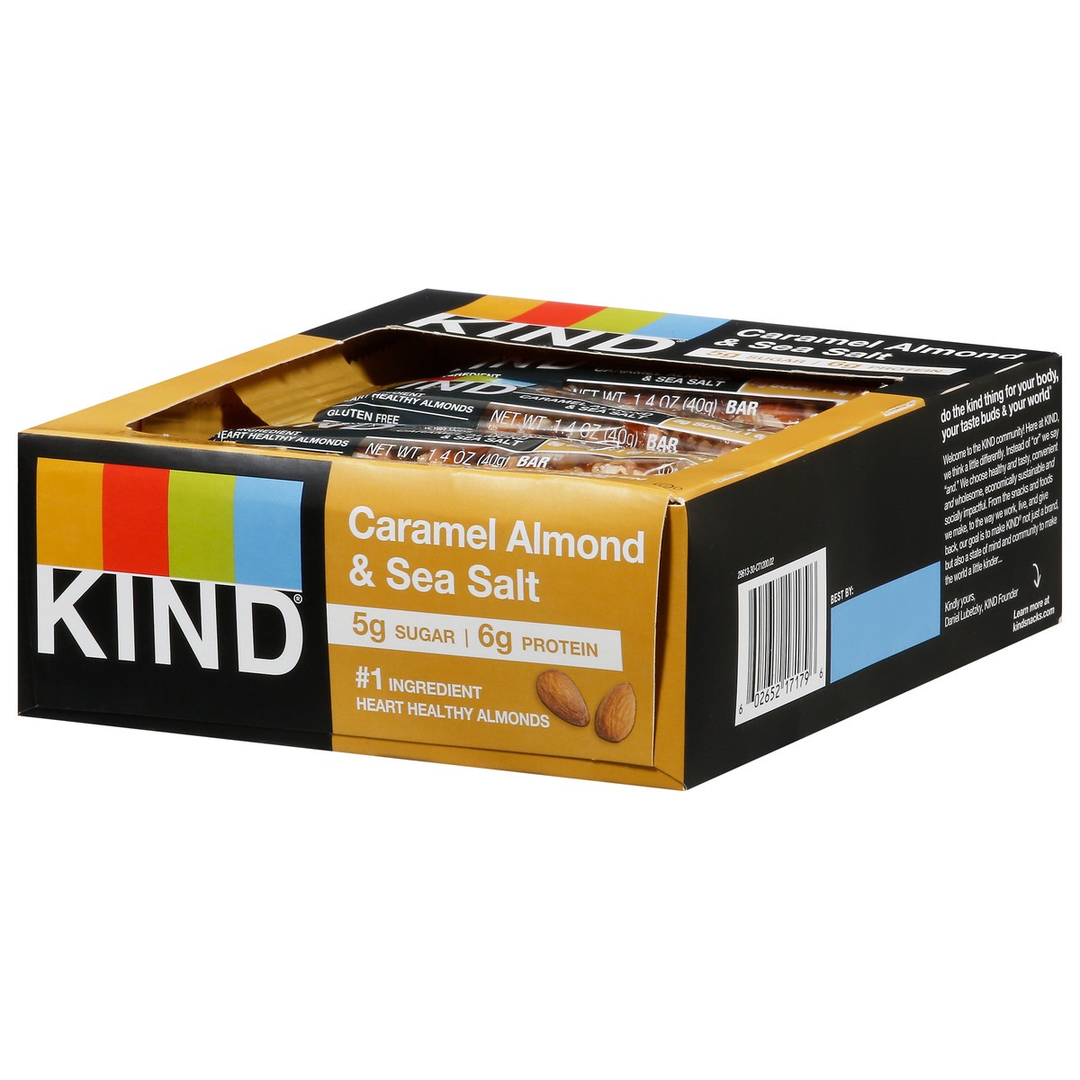 slide 13 of 14, KIND Caramel Almond & Sea Salt Bars 12 - 1.4 oz Bars, 12 ct