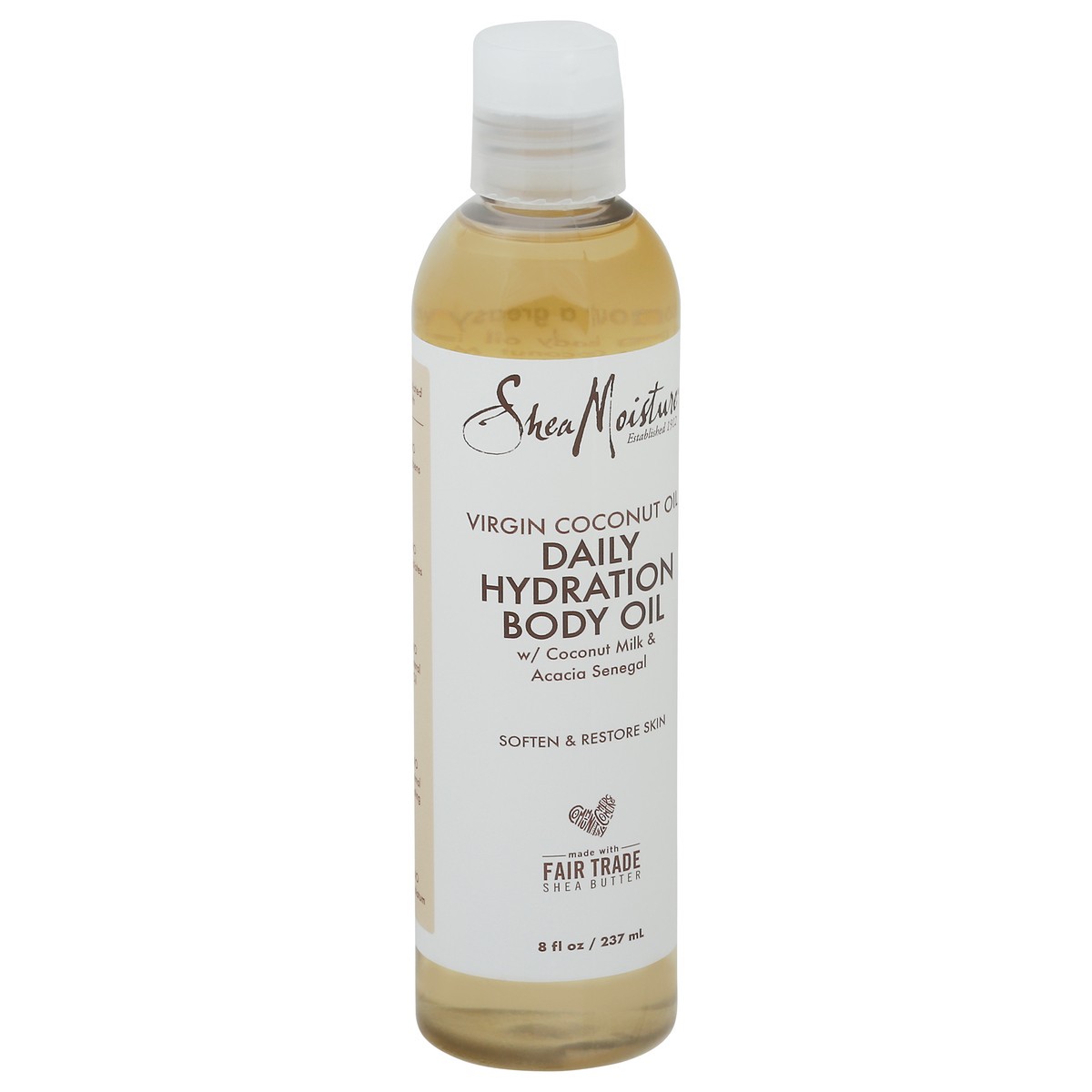 slide 2 of 9, SheaMoisture Daily Hydration Body Oil Virgin Coconut Oil, 8 oz, 8 oz