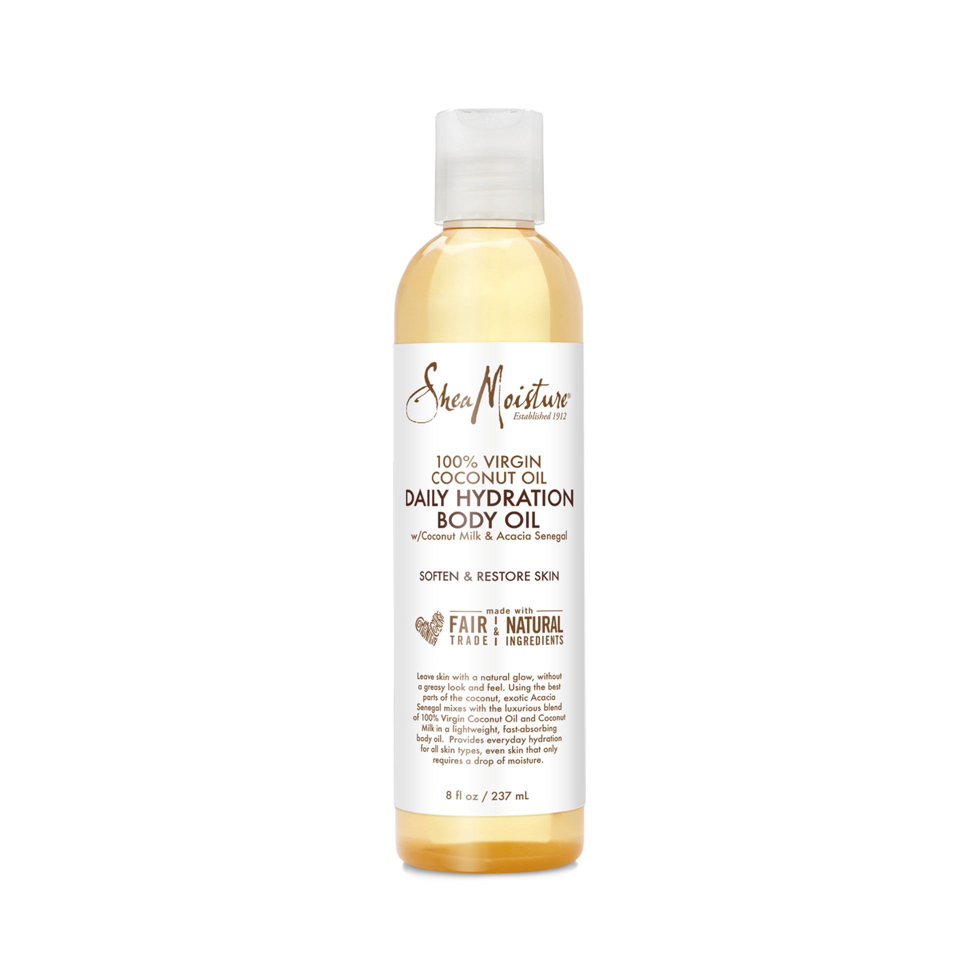 slide 1 of 9, SheaMoisture Daily Hydration Body Oil Virgin Coconut Oil, 8 oz, 8 oz