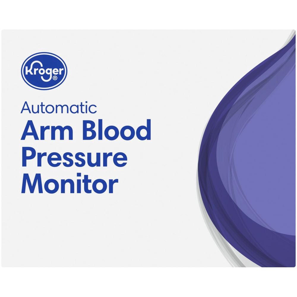 slide 5 of 5, Kroger Automatic Arm Blood Pressure Monitor, 1 ct