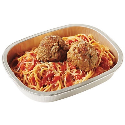 slide 1 of 1, H-E-B Meal Simple Spaghetti With Meatballs Casserole - Small, per lb