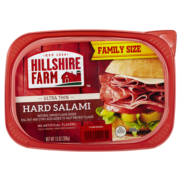 slide 1 of 1, Hillshire Farms Ultra Thin Sliced Family Salami, 13 oz