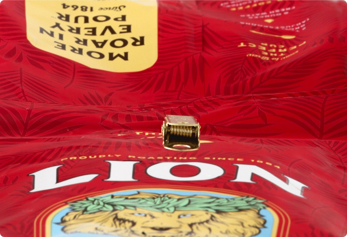 slide 5 of 9, Lion Coffee Auto Drip Grind Medium Roast Original, 24 oz
