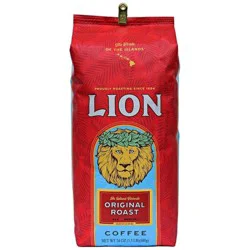 Lion Coffee Auto Drip Grind Medium Roast Original - 24 oz