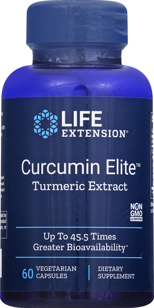 slide 1 of 8, LifeExtension Turmeric Extract 60 ea, 60 ct