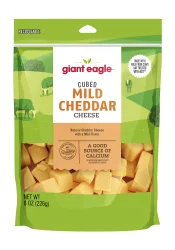Giant Eagle Mild Cheddar Cheese Cubes