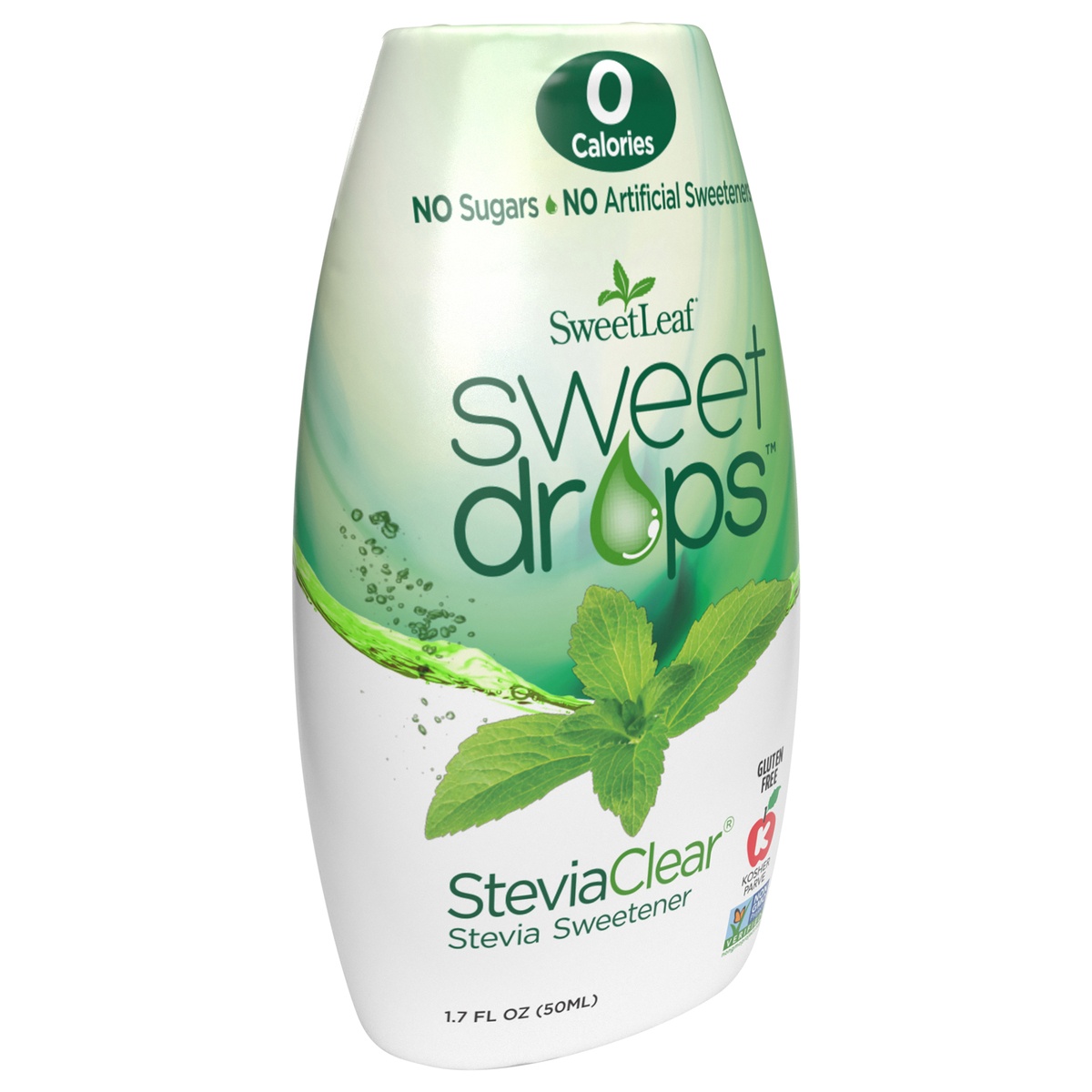 slide 2 of 8, SweetLeaf Clear Sweet Stevia Drops, 1.7 oz