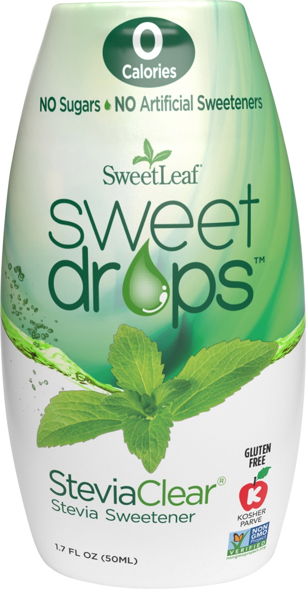 slide 6 of 8, SweetLeaf Clear Sweet Stevia Drops, 1.7 oz