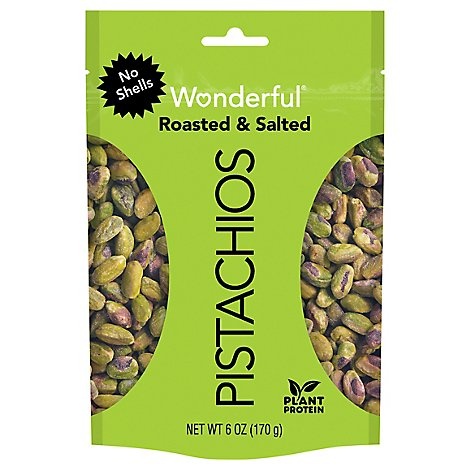 slide 1 of 1, Wonderful Pistachios No Shells Roasted & Salted - 6 Oz., 6 oz