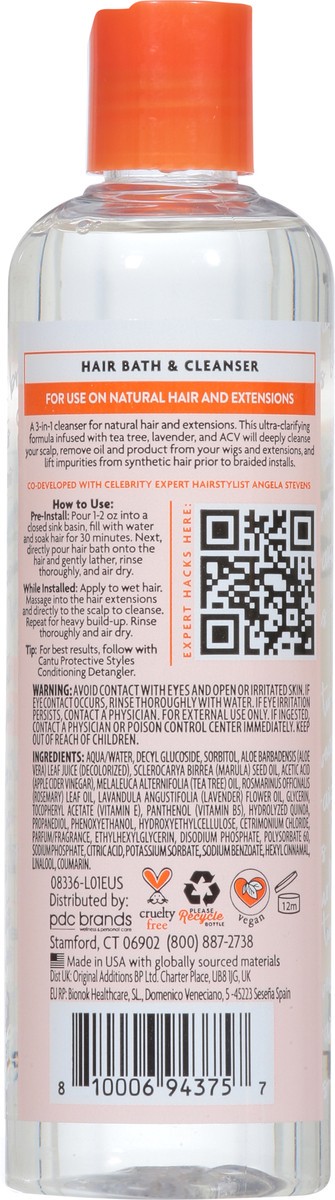 slide 5 of 9, Cantu Protective Styles Hair Bath & Cleanser with Apple Cider Vinegar & Aloe 10 fl oz, 10 fl oz