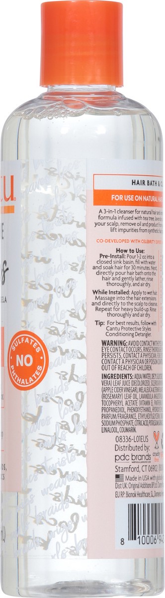 slide 8 of 9, Cantu Protective Styles Hair Bath & Cleanser with Apple Cider Vinegar & Aloe 10 fl oz, 10 fl oz
