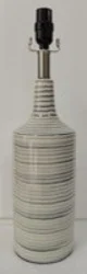 ROOM & RETREAT Rr Striped Ceramic Base