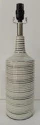 ROOM & RETREAT Rr Striped Ceramic Base