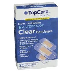 TopCare Assorted Waterproof Clear Bandages