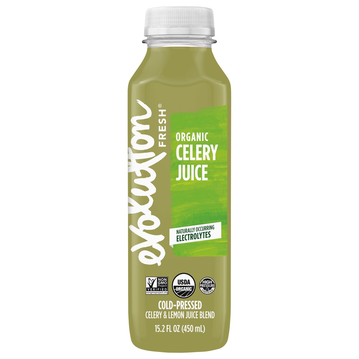 slide 1 of 12, Evolution Fresh Organic Celery Glow — Cold-Pressed Celery and Lemon Juice Blend — Good Source of Potassium — 15.2 fl oz, 15.2 oz