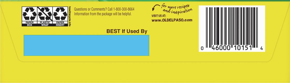 slide 11 of 13, Old El Paso Stand ‘N Stuff Taco Shells, Hint of Lime Flavored, Gluten Free Crunchy Corn Taco Shells, 10 Count, 5.4 oz, 10 ct