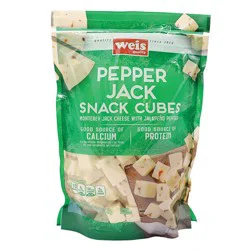 Weis Quality Pepper Jack Cheese Cheese Snack Cubes