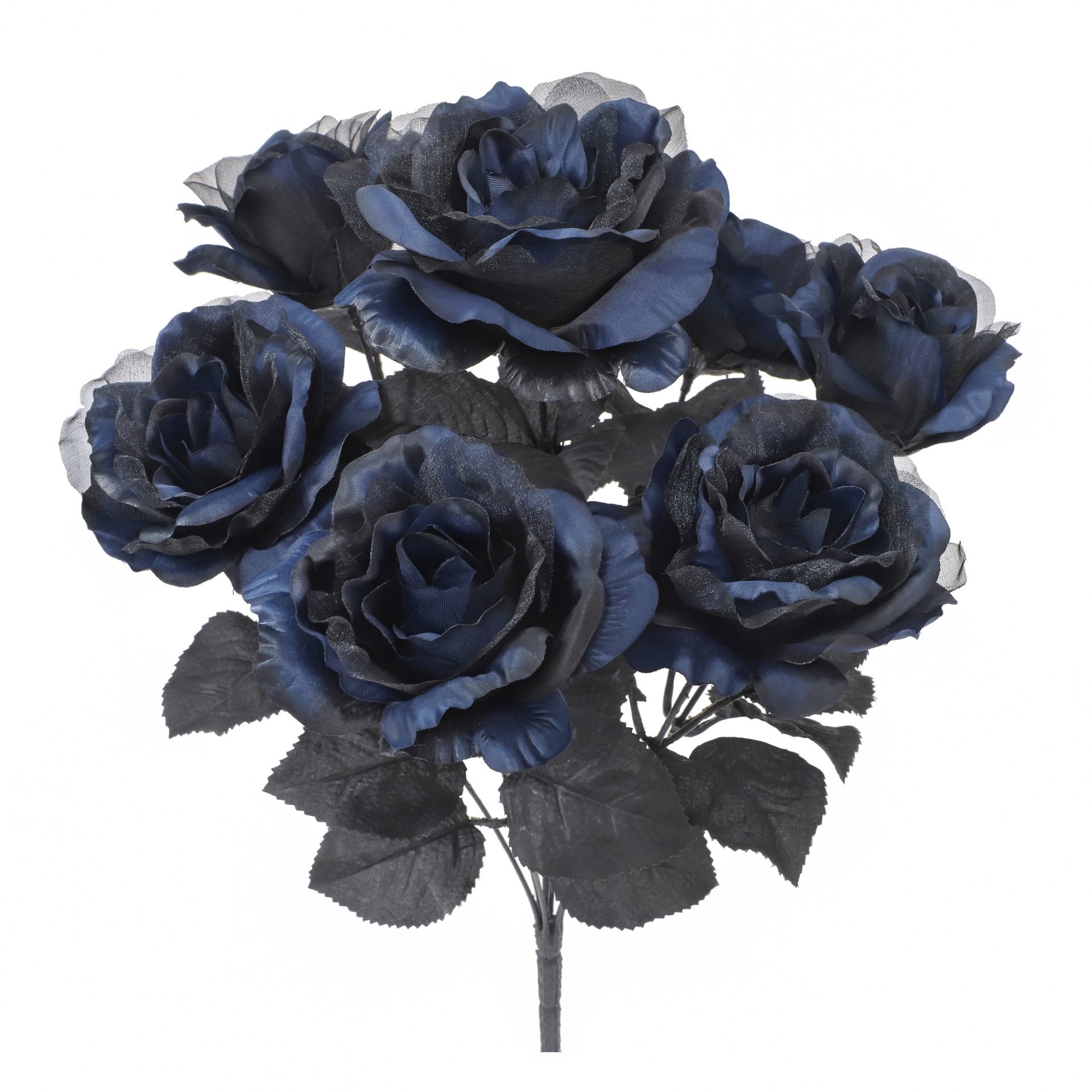 slide 2 of 3, 17.5" Blue & Black Rose Bush By Ashland, 17.5 in