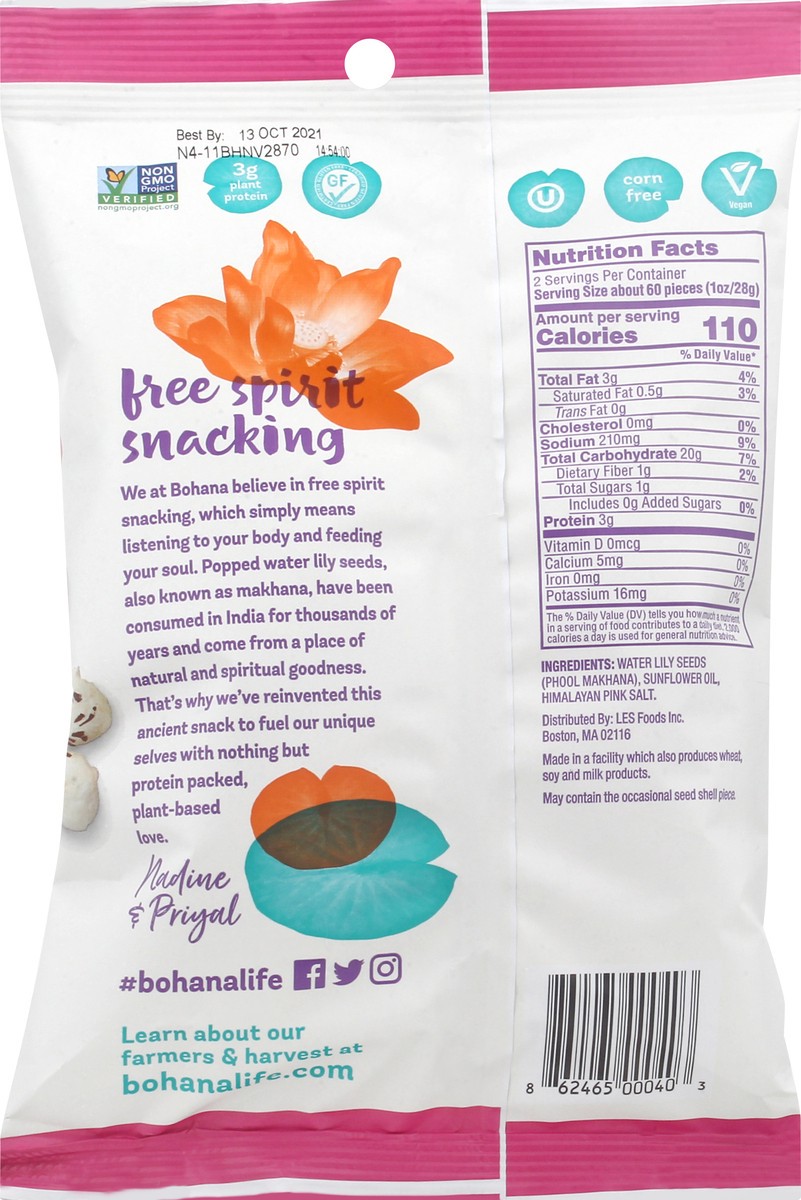 slide 4 of 10, Bohana Popped Himalayan Pink Salt Water Lily Seeds 2 oz, 2 oz