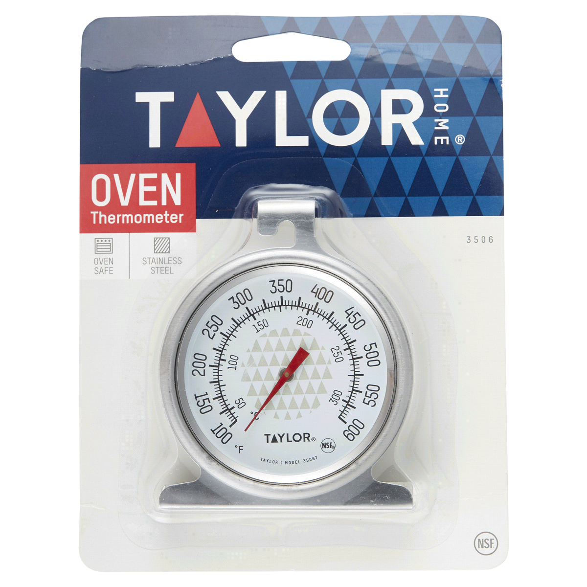 slide 1 of 5, Taylor Oven Thermometer, Stainless Steel, 1 ct