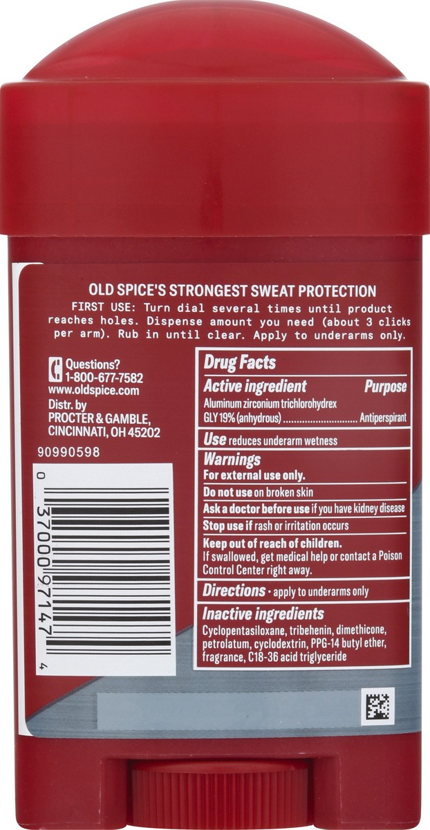 slide 4 of 9, Old Spice Sweat Defense Soft Solid Steel Courage Anti-Perspirant/Deodorant 2.6 oz, 2.6 oz