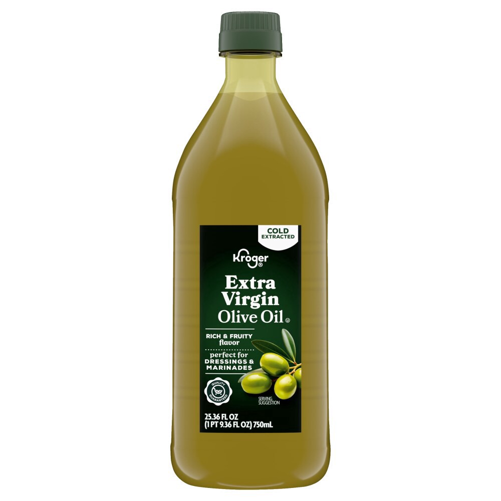 slide 4 of 4, Kroger® Extra Virgin Olive Oil, 25.36 fl oz