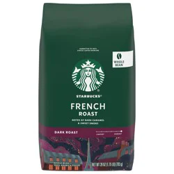 Starbucks French Whole Bean Dark Roast Coffee - 28oz