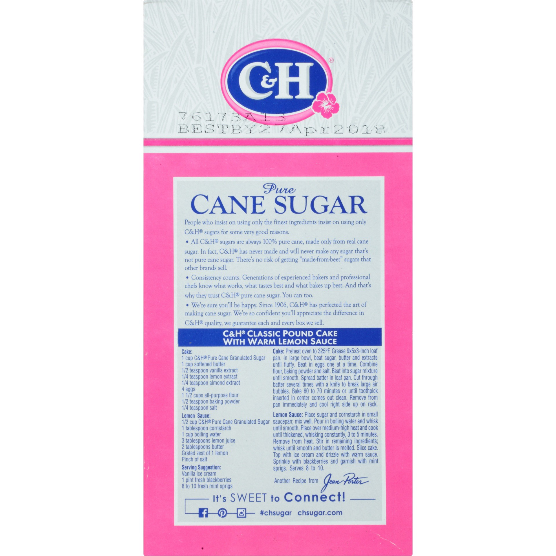 slide 6 of 8, C&H Pure Cane Granulated White Sugar 32 oz. Box, 32 oz