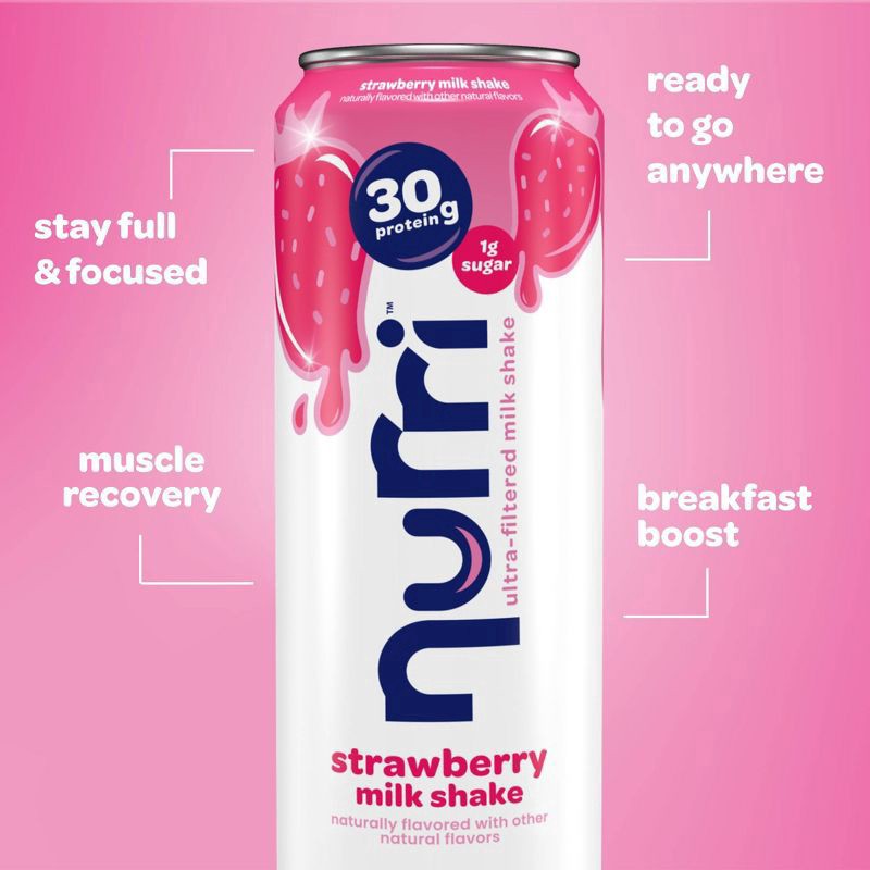 slide 7 of 7, Nurri Ultra-Filtered Strawberry Milk Shake - 11 fl oz, 11 fl oz