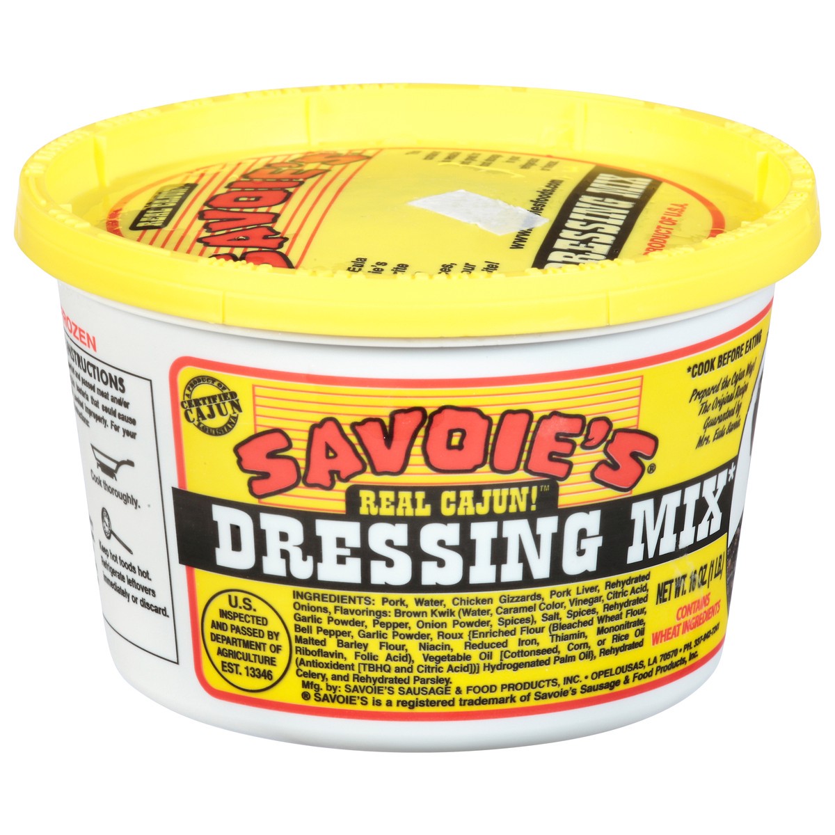 slide 10 of 13, Savoie's Real Cajun Dressing Mix 16 oz, 16 oz