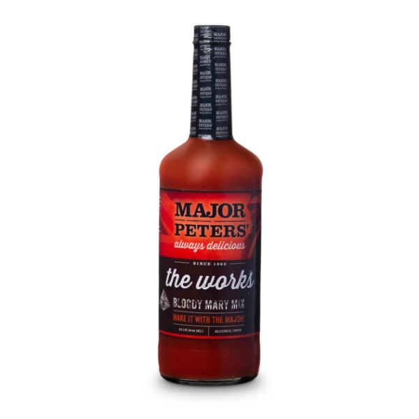 slide 1 of 1, Major Peters The Works Bloody Mary Mix 32 Oz, 32 oz