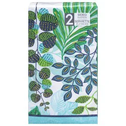 Sensationss Peaceful Palms 2-Ply Dinner Napkins, 24 Count