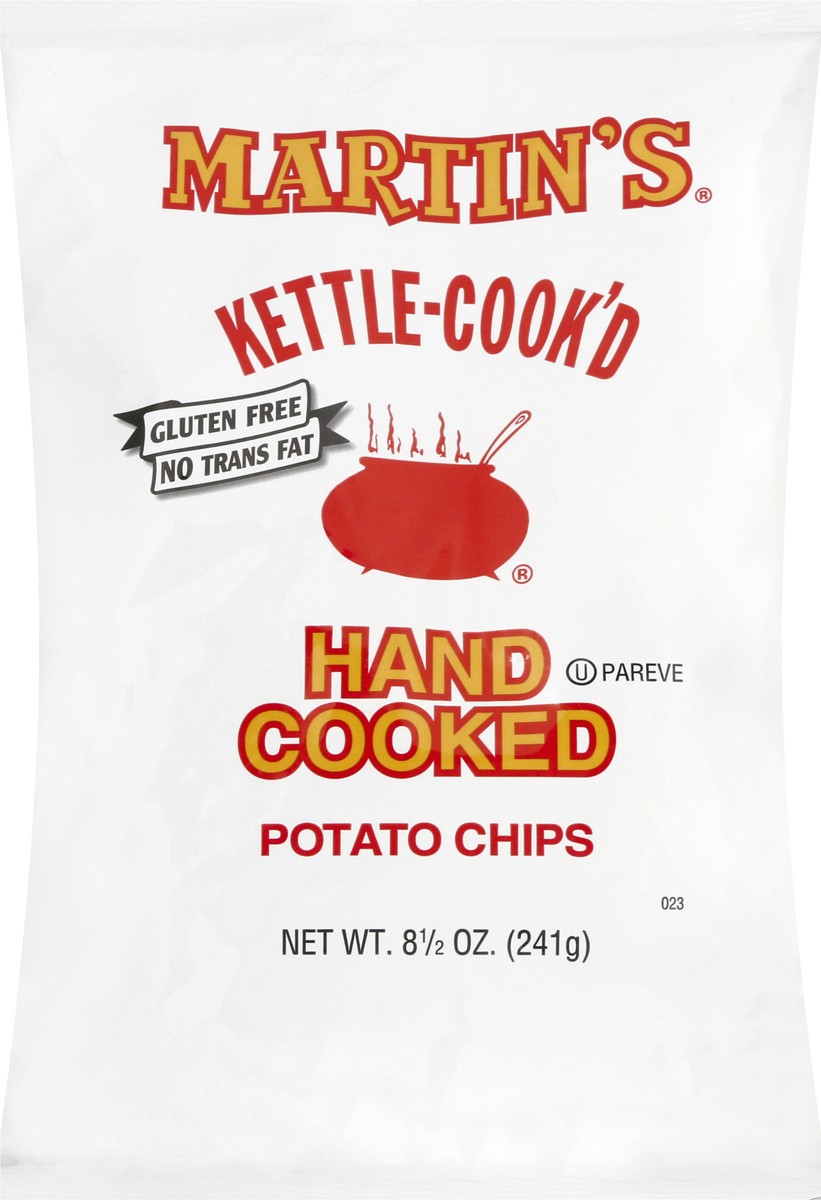 slide 1 of 13, Martin's Kettle-Cook'd Hand Cooked Potato Chips 8.5 oz, 8.5 oz