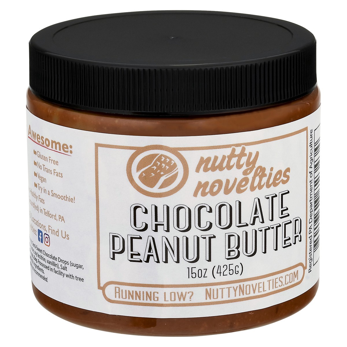 slide 2 of 9, Nutty Novelties Peanut Butter - 15 oz, 15 oz