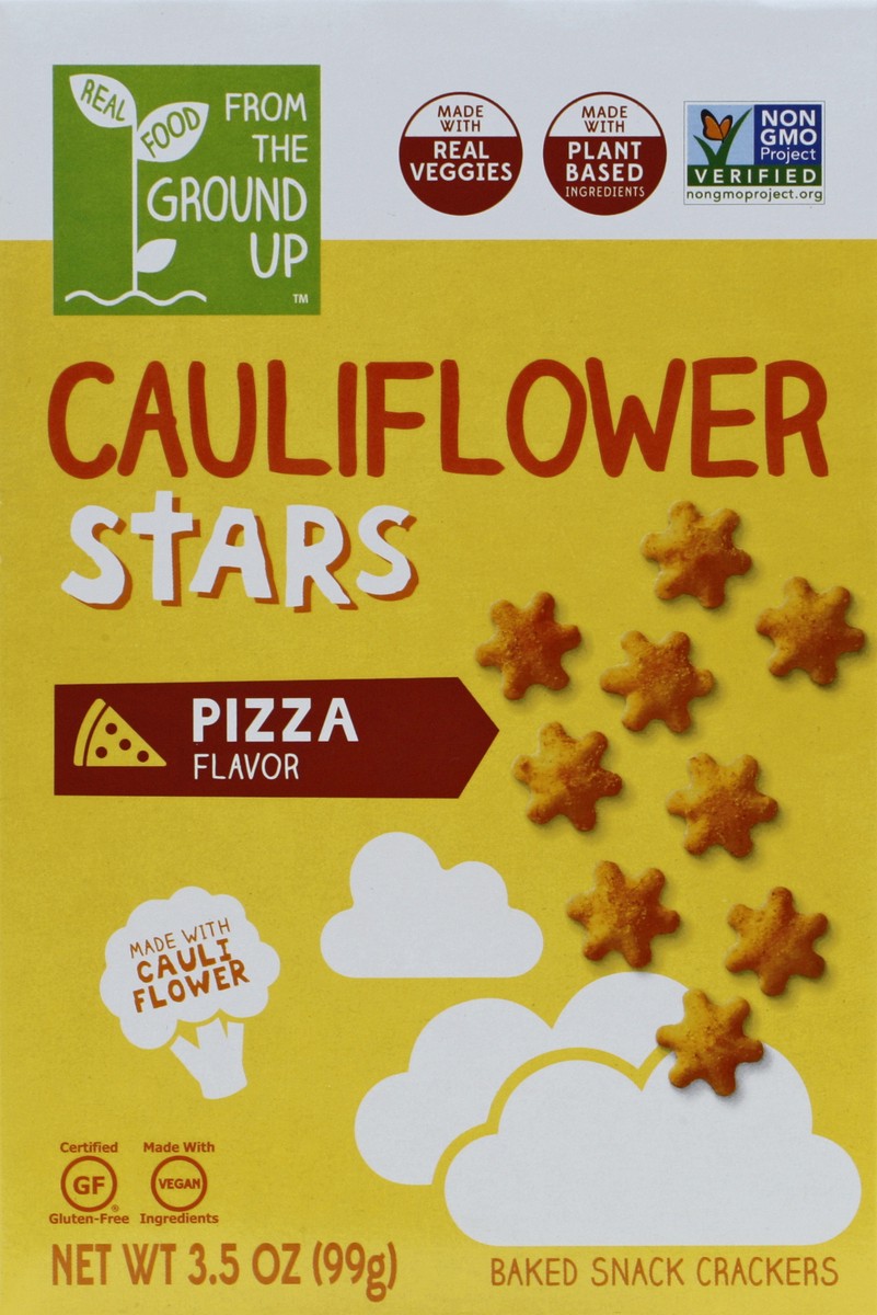 slide 3 of 6, From The Ground Up Stars Pizza Califlower, 3.5 oz