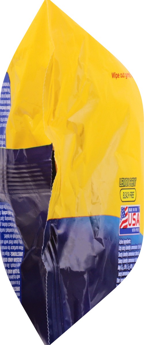 slide 8 of 9, Redi Wipes Lemon Scent Disinfecting Wipes 75 ea, 75 ct