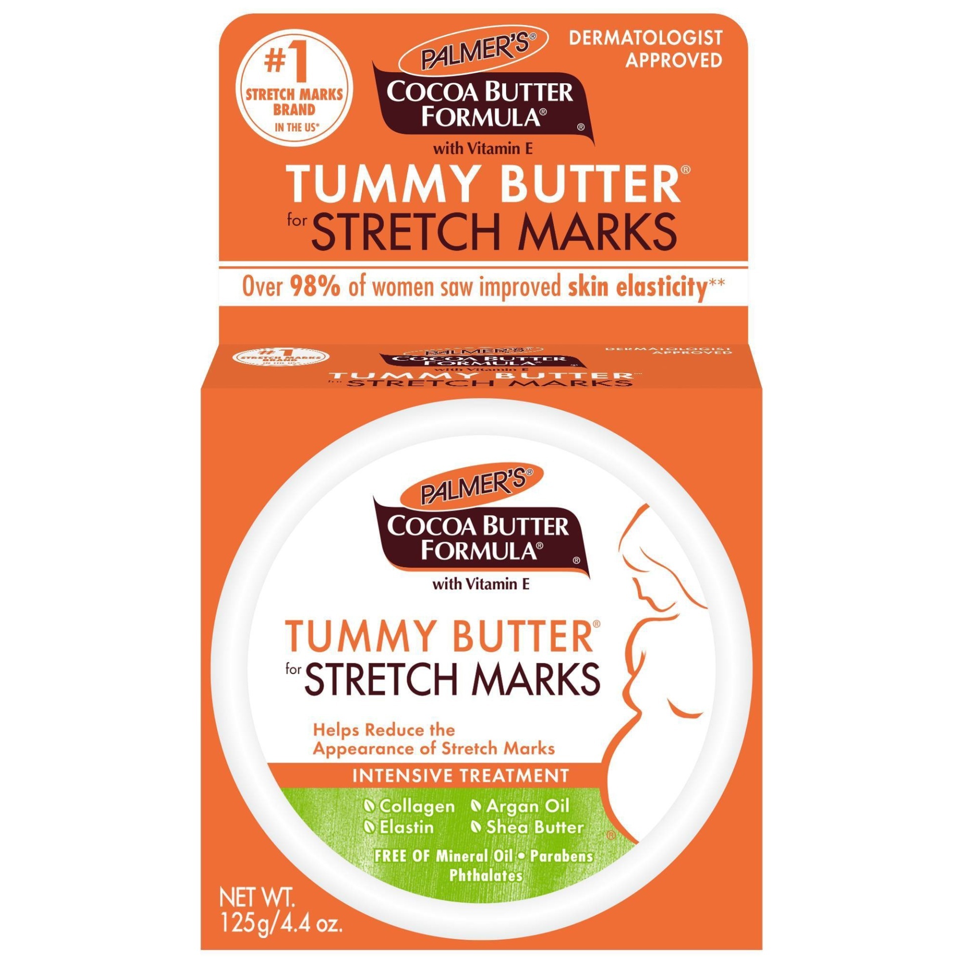 slide 1 of 9, Palmer's Cocoa Butter Formula Tummy Butter For Stretch Marks, 4.4 oz