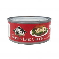 slide 1 of 1, First Street White And Dark Chicken, 10 oz